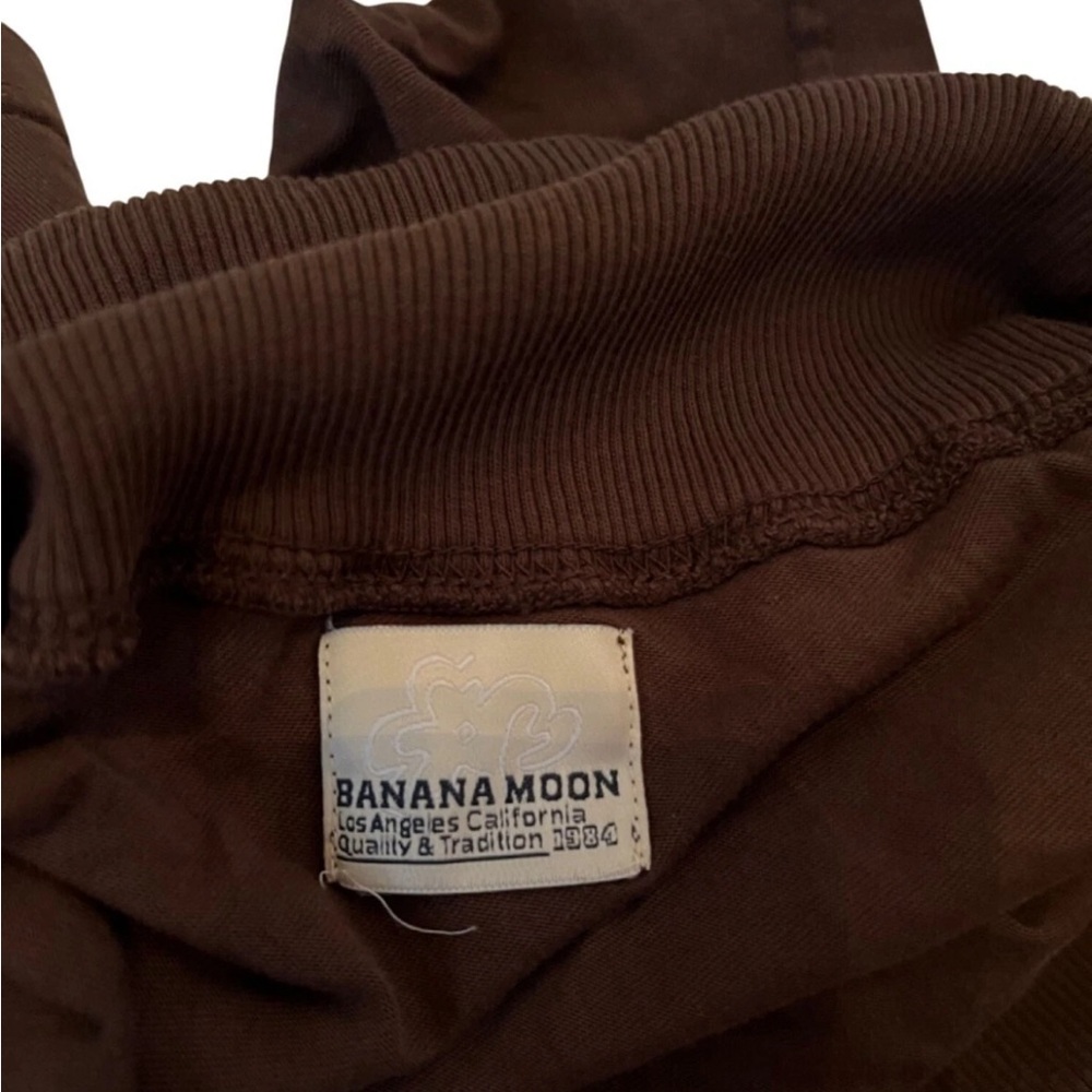 Banana Moon Tropic Paradise Brown Flared Mini Skirt Women's Size M Y2K NEW! - Picture 6 of 6